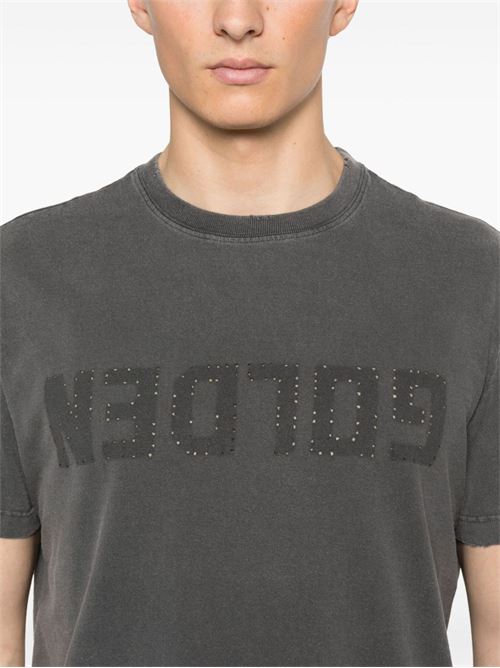T-shirt distressed con logo GOLDEN GOOSE | GMP01220P00067160318